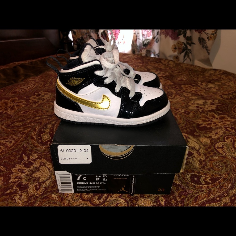 Air Jordan 1 Mid Se Toddler 7c